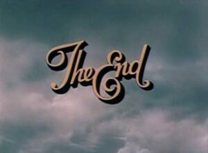 The end: ...